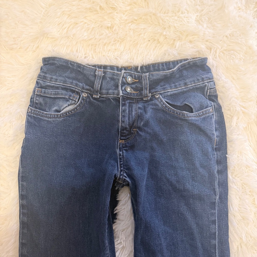 Patagonia Women 27 Dark Wash Bootcut Jeans Low Rise Gorpcore Indie 2000s Vibe - Picture 3 of 5